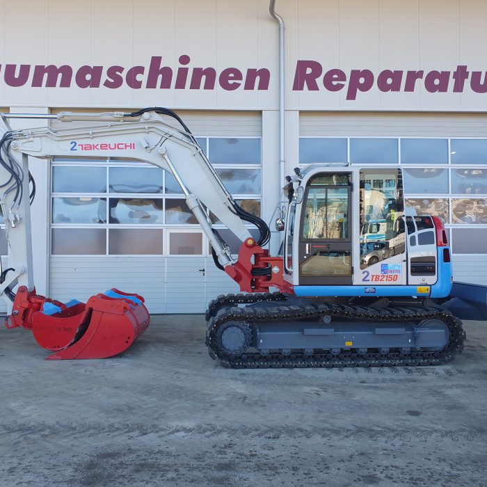 Bagger 15,0 to mit Kabine mit Gummi- oder Stahlketten