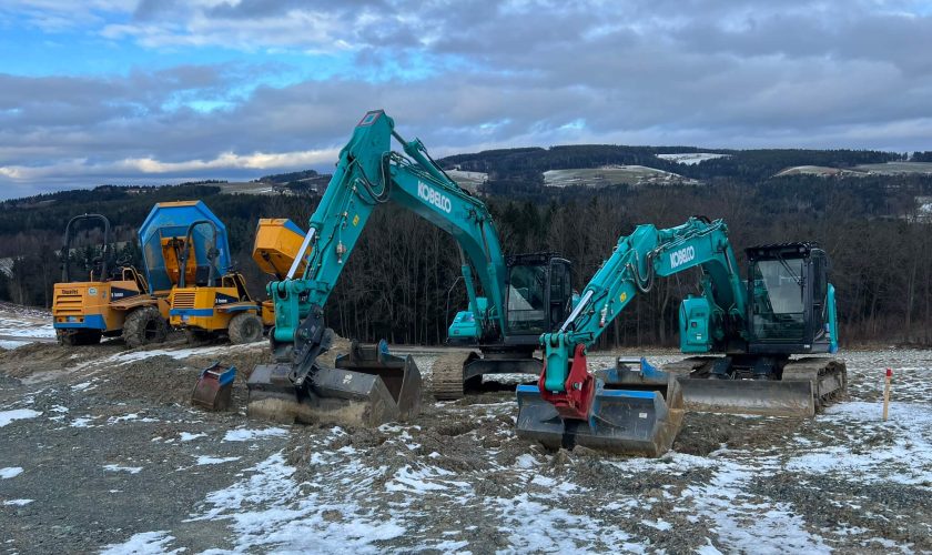 Baumaschinen Waldarbeit