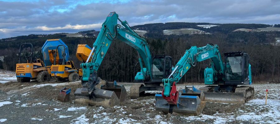 Baumaschinen Waldarbeit