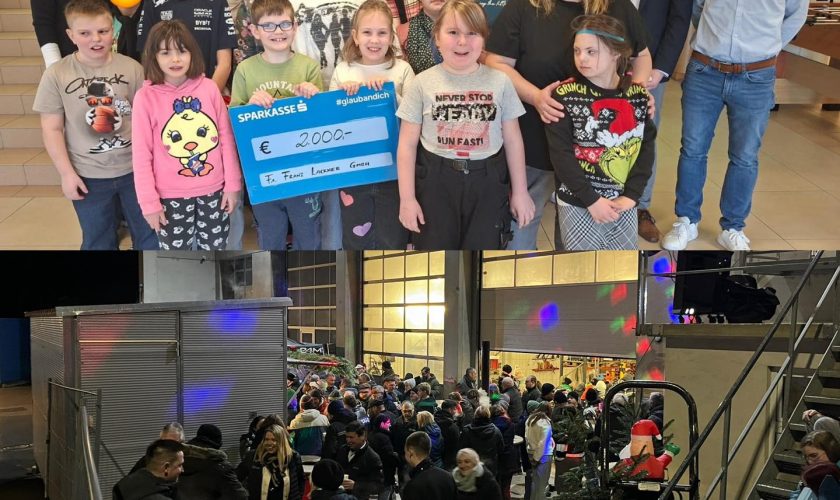 Punschhütte in Krumbach sammelt 2.000 Euro für den guten Zweck