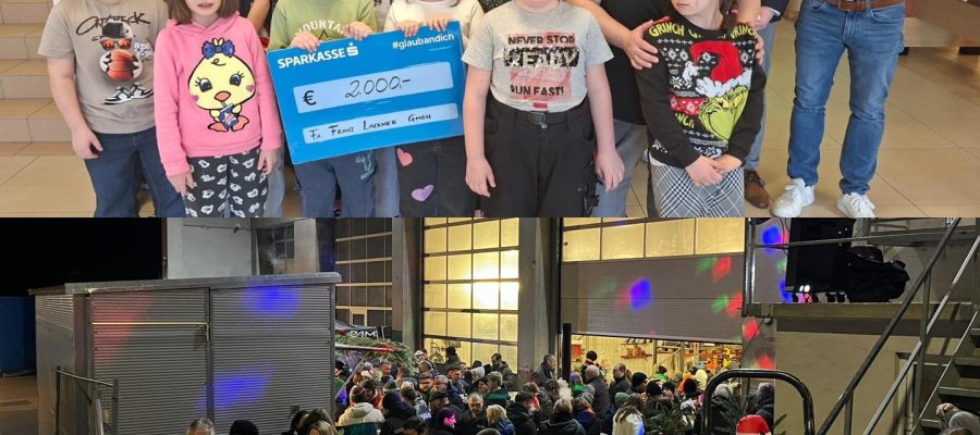 Punschhütte in Krumbach sammelt 2.000 Euro für den guten Zweck